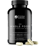 Frasco de suplemento Primitive Scientific Multivitamínico Natural para Mujer 120 Cápsulas