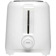 Tostadora Proctor Silex 22216G blanca de dos rebanadas vista de frente