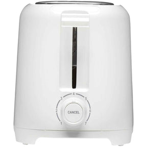 Tostadora Proctor Silex 22216G blanca de dos rebanadas vista de frente
