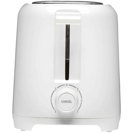 Tostadora Proctor Silex 22216G blanca de dos rebanadas vista de frente