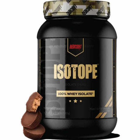 Redcon1 Isotope proteina aislada de suero - Sabor Mantequilla de cacahuete Chocolate - 1023 g - 30 Servicios - Haz Tu Pedido
