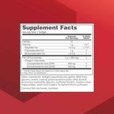 Información del suplemento de Protocol For Life Balance Ultra omega 3 con aceite de pescado, EPA y DHA.
