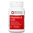 Frasco de suplemento Protocol For Life Balance Vitamina A 100 cápsulas blandas
