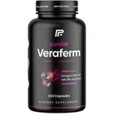 Frasco de suplemento Purafair L-Tirosina y L-Fenilalanina 150 cápsulas