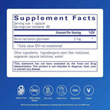 Tabla nutricional del boro glicinato Pure Encapsulations con 2 mg por porcion