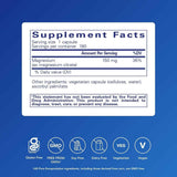Información del suplemento Pure Encapsulations citrato de magnesio 150 mg por cápsula