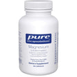Frasco frontal de Pure Encapsulations citrato y malato de magnesio 90 cápsulas.
