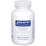Frasco de Pure Encapsulations EPA/DHA Essentials, presentación de 90 cápsulas blandas