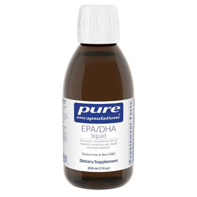 Pure Encapsulations EPA DHA líquido omega 3 200 ml frontal