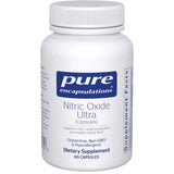Frasco de Pure Encapsulations Fórmula de Óxido Nítrico Ultra de 60 cápsulas