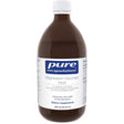 Frasco frontal de Pure Encapsulations glicinato de magnesio líquido 480 ml.