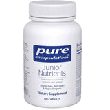 Frasco de suplemento Pure Encapsulations Junior Nutrients (Multivitamínico para Niños) 120 Cápsulas