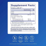 Tabla Supplement Facts de Pure Encapsulations O.N.E. Omega, presentación de 30 cápsulas blandas