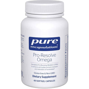 Pure Encapsulations Pro-Resolve Omega 300 mcg SPMs 60 cápsulas blandas frontal