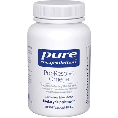 Pure Encapsulations Pro-Resolve Omega 300 mcg SPMs 60 cápsulas blandas frontal
