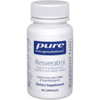 Frasco de suplemento Pure Encapsulations Resveratrol 40 mg 60 cápsulas