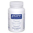 Frasco de suplemento Pure Encapsulations Thyroid Support Complex 60 cápsulas