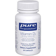 Frasco de suplemento Pure Encapsulations Vitamina D3 1000 UI 60 cápsulas