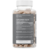 Etiqueta de suplemento de Pure for Men Stay Ready mezcla de fibra con información de porción e ingredientes