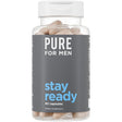 Frasco frontal de Pure for Men Stay Ready mezcla de fibra, presentación de 60 cápsulas