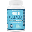 Frasco de suplemento Purely Optimal Multi Colágeno 5 Tipos 120 cápsulas