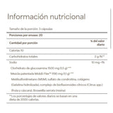 Información del suplemento de Puritan's Pride glucosamina, condroitina y MSM para la presentación de 480 tabletas