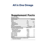 Información del suplemento de Puritan's Pride omega 3, 5, 6, 7 y 9 con vitamina D3, 60 cápsulas blandas