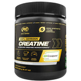 Envase frontal de PVL creatina monohidratada Creapure, presentación de 240 g