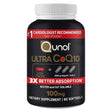 Frasco de suplemento Qunol Ultra CoQ10 60 cápsulas blandas