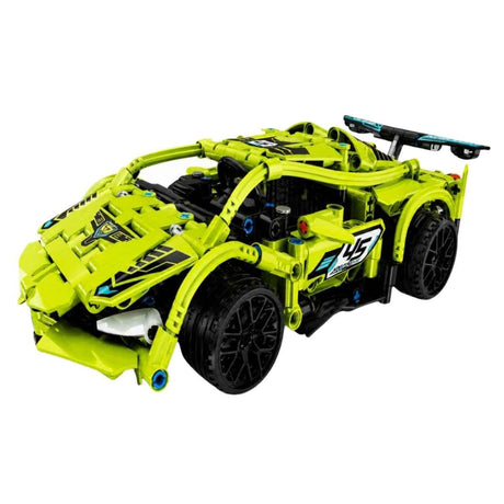 Carro de control remoto Racing construido en vista frontal
