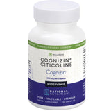 Frasco frontal de Rational Nutrition Cognizin Citicolina 500 mg con 60 cápsulas