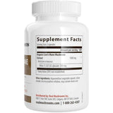 Tabla nutricional del suplemento Real Mushrooms - Extracto de Melena de León Orgánico 300 cápsulas
