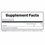 Redcon1 citrulina - 180 g -  60 Servicios Tabla Nutricional - Haz Tu Pedido
