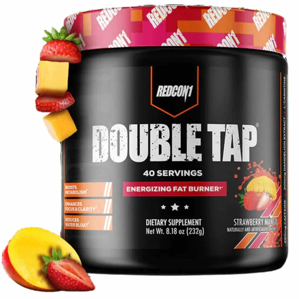 Redcon1 Double Tap quemador de grasa en polvo - Sabor Mango Fresa - 232 g - 40 Servicios
- Haz Tu Pedido
