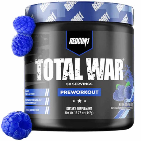 Redcon1 pre entrenamiento - Sabor Frambuesas Azules - 447 g - 30 Servicios - Haz Tu Pedido
