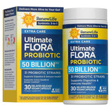 Renew Life Ultimate Flora Extra Care probiótico de 50 mil millones de UFC en presentación de 30 cápsulas