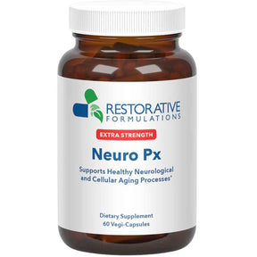 Frasco de suplemento Restorative Formulations Neuro Px Fuerza Extra 60 Cápsulas Vegetales