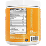 Tabla nutricional del suplemento RSP AminoLean Recovery Naranja Roja 245 g