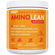 Frasco de suplemento RSP AminoLean Recovery Naranja Roja 245 g