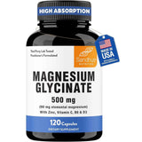 Sandhu Nutrition glicinato de magnesio 90 mg elemental 120 cápsulas frontal