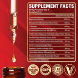 Información del suplemento de Satoomi glicinato de magnesio 11 en 1 en gotas, 30 ml.