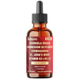 Frasco frontal de Satoomi rhodiola rosea 9 en 1 con glicinato de magnesio en gotas, 30 ml.