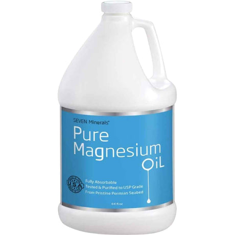 Frasco de suplemento Seven Minerals Aceite de Magnesio Puro 1892 ml