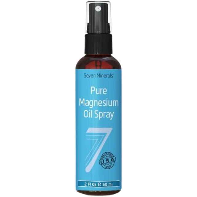 Frasco de suplemento Seven Minerals Aceite de Magnesio Puro 60 ml