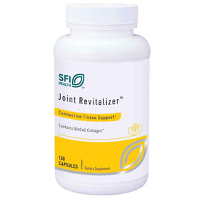 Frasco de suplemento SFI Health Colágeno Hidrolizado BioCell 120 cápsulas