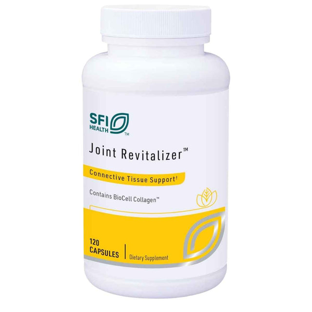 Frasco de suplemento SFI Health Colágeno Hidrolizado BioCell 120 cápsulas