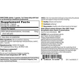 Tabla nutricional del suplemento SFI Health DHEA 10 mg 100 cápsulas