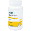 Frasco frontal de SFI Health Omega-3 Mini con 100 cápsulas blandas sabor limón.
