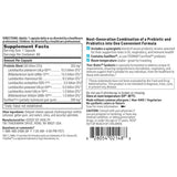 Tabla nutricional del suplemento SFI Health Ther-Biotic Synbiotic 60 cápsulas