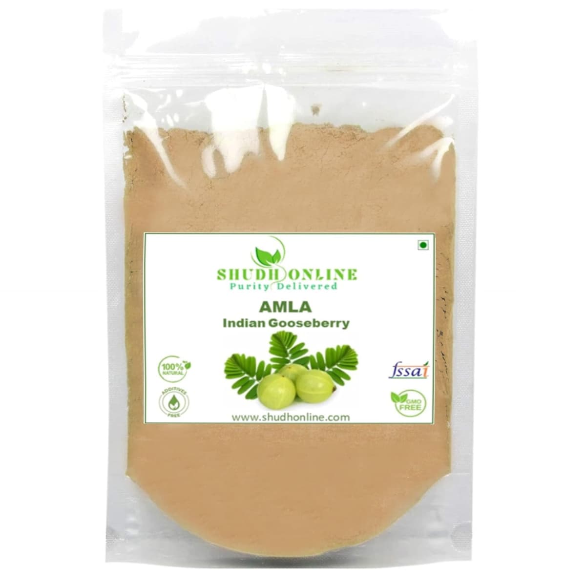 Bolsa de suplemento Shudh Online Amla en Polvo 3.5 oz Polvo